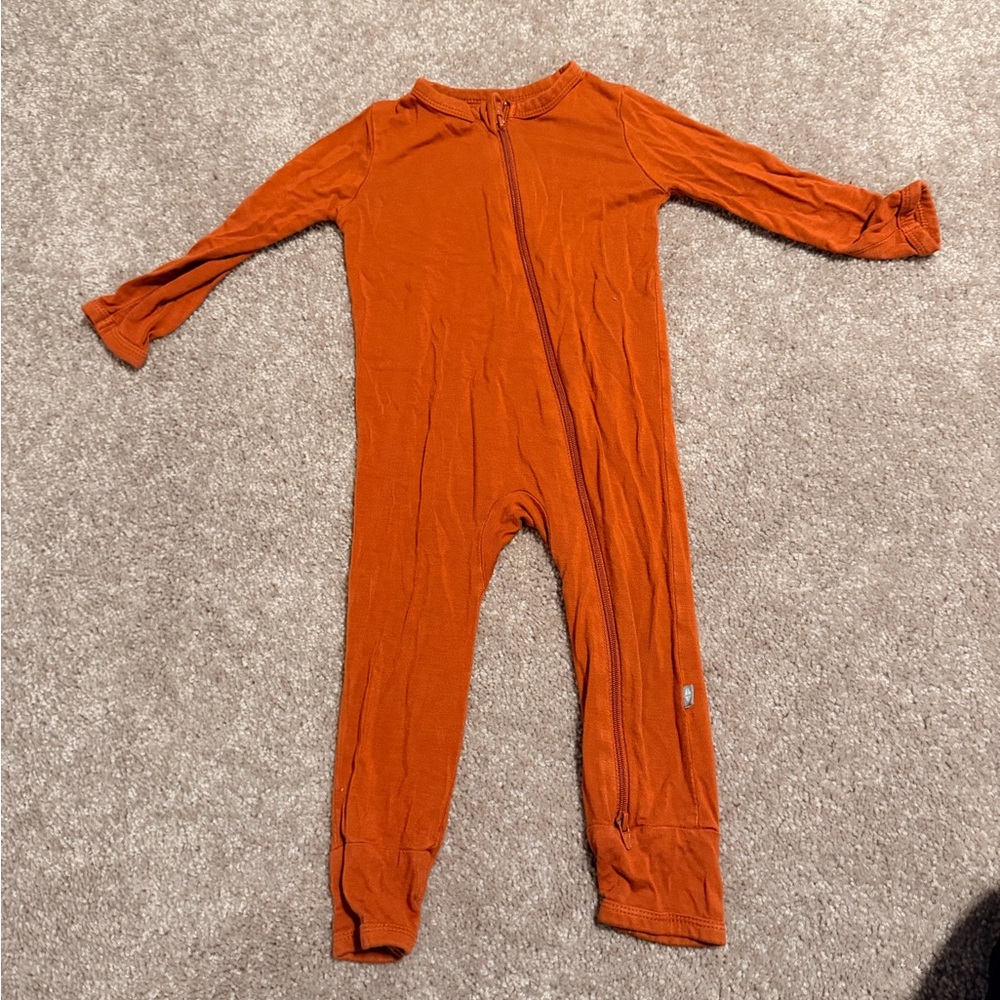 KYTE BABY rust romper 12-18 month